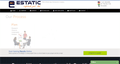 Desktop Screenshot of estatic-infotech.com